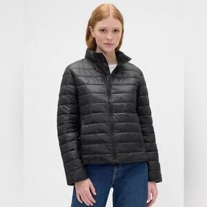 Gap Cold Control Black Puffer Jacket Sz M New outdoor streetwear Gorpcore